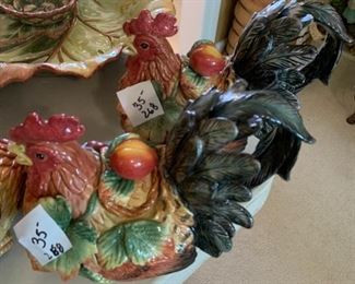 #268	(2) Rooster Teapots  $35 Each	 $70.00 
