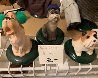 #274	Byers Choice Set of 3 dogs	 $35.00 
