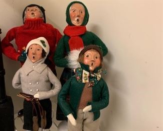 #278	Byers Choice 4 Carolers on Skates	 $50.00 
