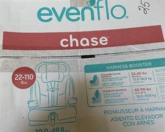 #305		Evenflo Chase car seat 22-110 lbs 	 $25.00 	
