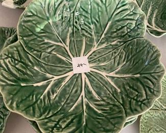 #309	Bordallo Pinneiro Portugal china Lettuce (3) large salad bowls $24 ea	 $72.00 	
