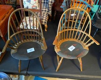#314	Miniature wood Winser chairs (2) @ $20 ea	 $40.00 	

