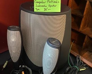 #317	Horman Kardon HK695-01 Computer Multimedia Subwoofer speaker 3 pieces	 $35.00 	
