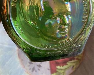 #321	Wheaton presidential l decanters 7 pieces with President's head on bottles	 $50.00 	