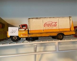 #327	vintage Coca cola truck 	 $20.00 	
