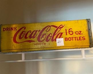 #329	Misc	Coca cola wood crate 	 $20.00 	
