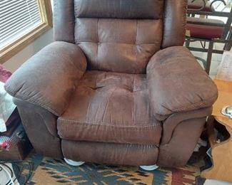 Brown Power Recliner