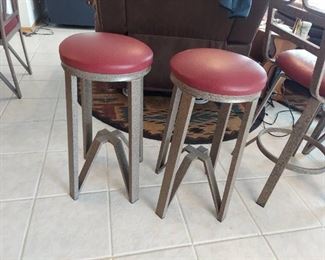 Pair of Metal Barstools