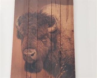 Buffalo on Board wall Decor