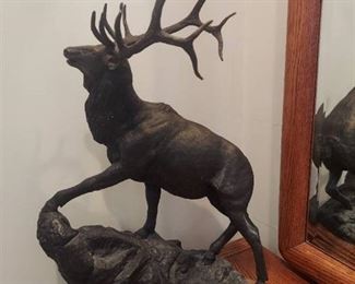 "Heading High" Elk Decor