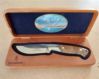 Ducks Unlimited Browning knife in box