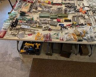 SK tools, Xcelite, Vaco, Stanley.