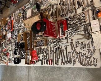 Second of two tables Snap-on Tools.