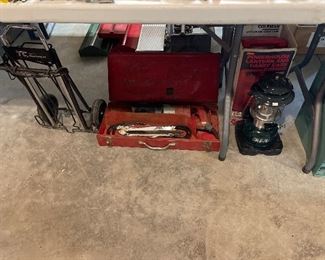 Coleman lantern with case and box like new.