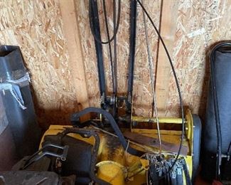 Snowblower John Deere tractor