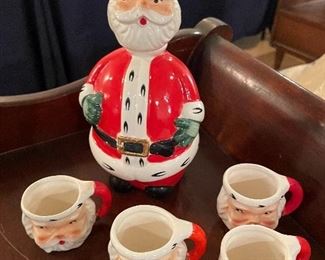 Vintage Ceramic Santa