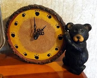 Olde Brooklyn Battery Operated Lantern, Miniature Oil Lamps, Boot Planter, Bear Clock, And More