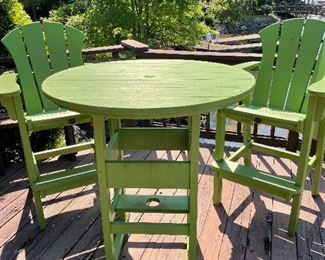 Pawley's Island "All- Weather" bar height bistro table