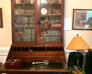 Antique secretary 8’3” tall, 3’10” wide, 21” deep