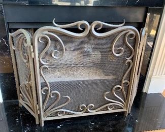metal fire screen