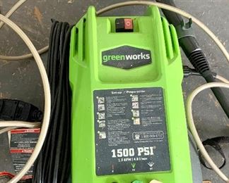 Greenworks electric pressure washer
