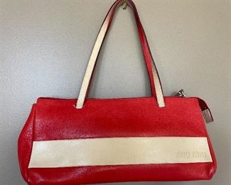Miu Miu leather handbag