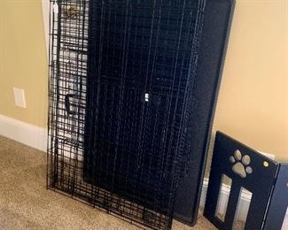 Large dog kennel