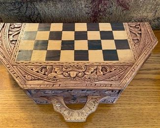 The most gorgeous hand carved chess set!! 