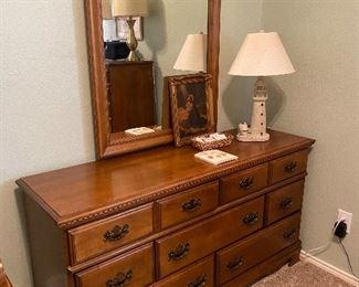 Vintage dresser & mirror