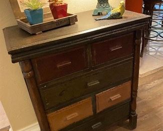 Cute little colorful chest of drawers 