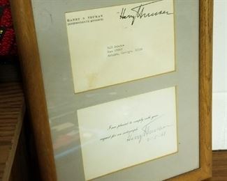Autograph of Harry Truman 