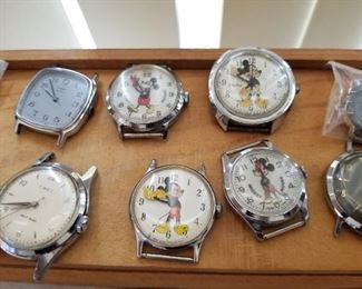 Mickey Mouse watches (2 are Swiss made)