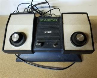 Vintage Atari Pong Tele-Games Machine/Controller 