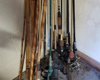 Fishing Rod & Reels (Some vintage)