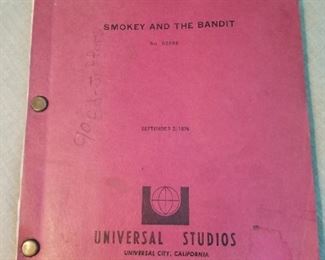 Final Draft Screenplay Universal Studios Smokey And The Bandit 
