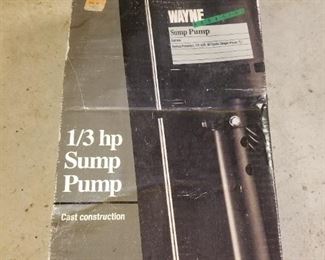 1/3 hp Sump Pump in box
