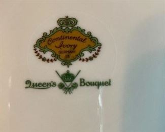 Queens Bouquet Floral China Set