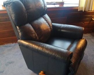 La Z Boy Leather Recliner