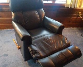 La Z Boy Leather Recliner