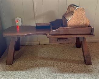 Vintage Shoe Shine Stand