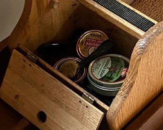 Vintage Shoe Shine Stand