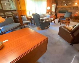 "Blue" Thematic Living Room