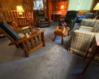 "Blue" Thematic Living Room