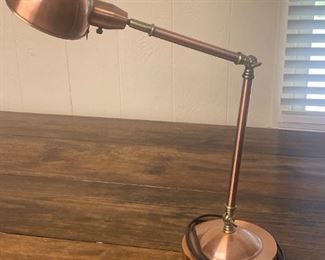 #4	Copper Desk Lamp	 $50.00 
