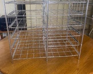 #13	14 Cubby Stainless Steel Storage Bin - 20x12x20	 $25.00 
