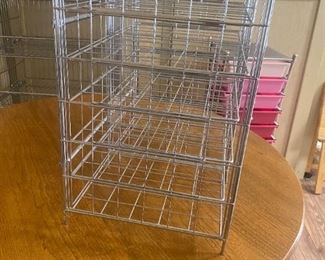 #13	14 Cubby Stainless Steel Storage Bin - 20x12x20	 $25.00 
