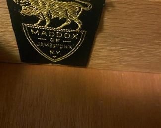 #31	Maddox Small Secretary w/Key w/top Cubbies w/4 drawers on q/a Legs - 24Wx15-26.5x39	 $150.00 

