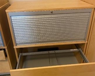 #33	IKEA Storage Cabinet w/roll-top Pull down w/2 drawers 33.5x17x36.5	 $75.00 
#34	IKEA Storage Cabinet w/roll-top pull down w/Bottom Adj. File Drawer  33.5x17x36.5	 $75.00 
#35	IKEA Cabinet w/6 Doors & 5 shelves - (sold as 1 unit) - 33.5x17x84	 $125.00 
#36	IKEA open Shelf - 33wx14Dx17H	 $20.00 
