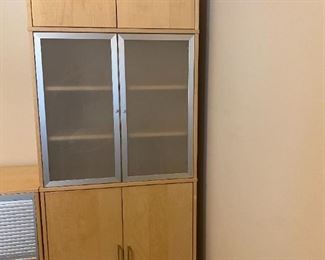 #33	IKEA Storage Cabinet w/roll-top Pull down w/2 drawers 33.5x17x36.5	 $75.00 
#34	IKEA Storage Cabinet w/roll-top pull down w/Bottom Adj. File Drawer  33.5x17x36.5	 $75.00 
#35	IKEA Cabinet w/6 Doors & 5 shelves - (sold as 1 unit) - 33.5x17x84	 $125.00 
#36	IKEA open Shelf - 33wx14Dx17H	 $20.00 
