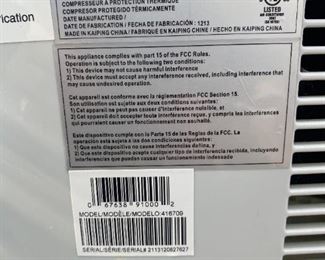 #49	Idylis Portable AC Unit 17wx20x29	
